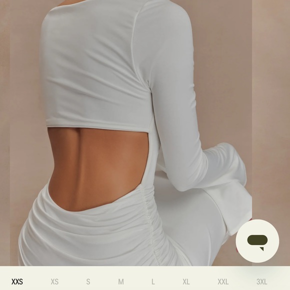 Meshki Classic White Long Sleeve Dress - Picture 3 of 5